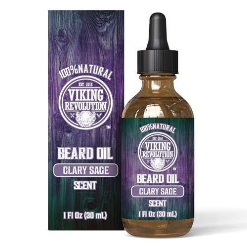 Viking Revolution Beard Oil - Clary Sage - 1 fl oz