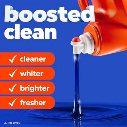 Tide Laundry Detergent Liquid, Original Scent, Works on 100% of Common Stains, Laundry Soap, Liquid Laundry Detergent, 100 Loads, 3.9 L (Pack of 2)