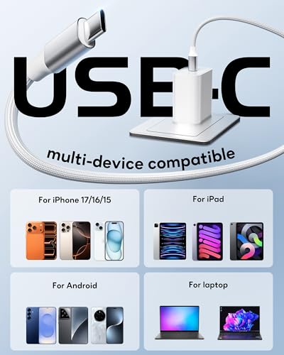iPhone Charger Fast Charging 20W iPhone 17 2 Pack USB C Charger Block