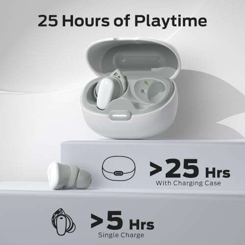 Oraolo Wireless Earbuds Bluetooth 5.4 in Ear Headphones White