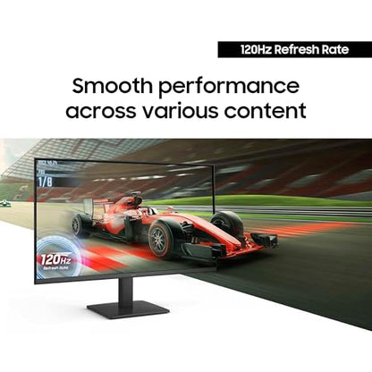 Samsung 24-inch FHD Flat Screen IPS Panel 5ms Monitor with 120 Hz Refresh Rate, Game Picture Mode & Super Slim Design (LS24F320GANXZA) - [Canada Version]