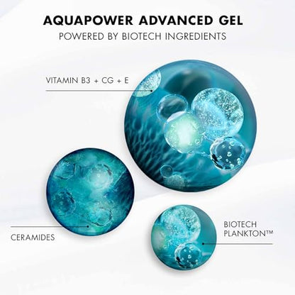 Biotherm Homme Aquapower Advanced Gel, Hydrating Face Moisturizer for Men, Strengthening & Brightening Water-Gel
