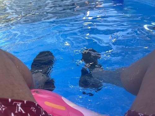 DOUSSPRT Men's Water Shoes Quick Dry for Beach Swim Pool Fishing Darkblack