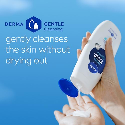 NIVEA Derma Comfort Gel Douche, Acide Hyaluronique & Provitamine B5, 500ml