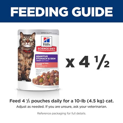 Hill's Science Diet, Sensitive Stomach & Skin, Adult, Wet Cat Food