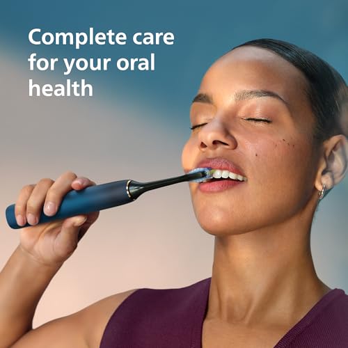 Philips Sonicare DiamondClean 9000 Electric Toothbrush, 1 Brush Head, Aqua