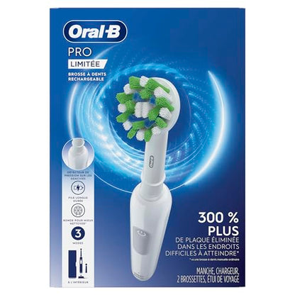Oral-B Pro Limited Rechargeable Electric Toothbrush, White