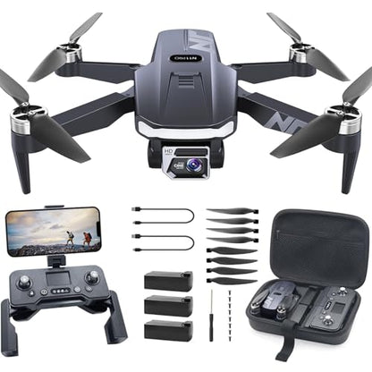 4K UHD GPS Drone with Camera for Adults N11 Pro, 90 Min 3 Battery Long Flight Time, Auto Return, Follow Me, Long Control Range, Brushless Motor, 5G FPV RC Quadcopter for Beginners