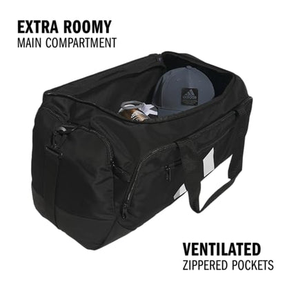 adidas Unisex-Adult Defender 5 Medium Duffel Bag, Black, 59L Medium