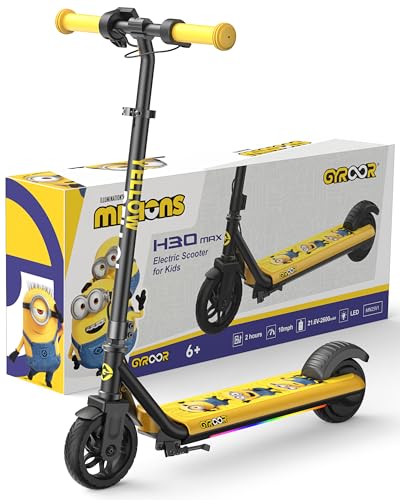 Gyroor Minions H30 Max Kids Electric Scooter 150W Yellow