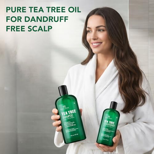 Botanic Hearth Tea Tree Shampoo 8 fl oz & Conditioner 4 fl oz