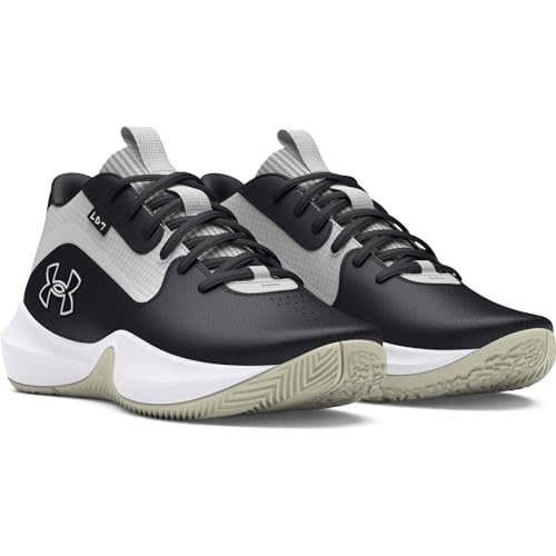 Under Armour Unisex-Adult Lockdown 7 Sneaker, (002) Black/Silt/Distant Gray, 11.5 Women/10 Men