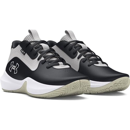 Under Armour Unisex-Adult Lockdown 7 Sneaker, (002) Black/Silt/Distant Gray, 11.5 Women/10 Men