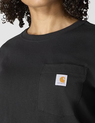 Carhartt Women's WK87 Workwear Pocket SS T-Shirt, Black, M