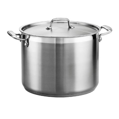 Tramontina Gourmet Stainless Steel 16-Quart Stock Pot with Lid