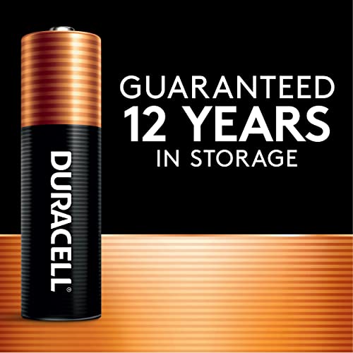 Duracell Coppertop AA Batteries, 20 Count, 12-Year Shelf Life, Long-Lasting