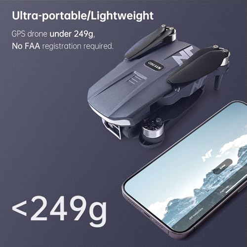 4K UHD GPS Drone with Camera for Adults N11 Pro, 90 Min 3 Battery Long Flight Time, Auto Return, Follow Me, Long Control Range, Brushless Motor, 5G FPV RC Quadcopter for Beginners