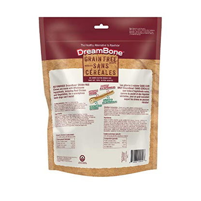 DreamBone Grain Free Recipe Stick Dog Chews, 10 Count, Made with Real Chicken, Rawhide-Free, for All Dogs