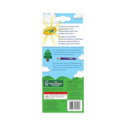 Crayola Bulk Coloured Pencils for Kids (3 packs) - 12 Assorted Colours, Art Supplies For Crafts & Colouring Books, Bulk Preschool & Kindergarten Classroom Supplies