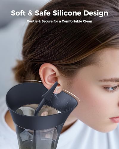 KAUGIC Ear Wax Removal System, One-Hand Control Ear Cleaner for Adults