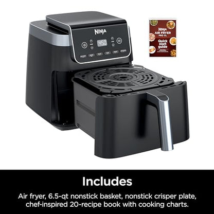 Ninja Air Fryer XL with MaxCrisp, 6.5 Qt/6.2L, 6-in-1, Grey, AF181C