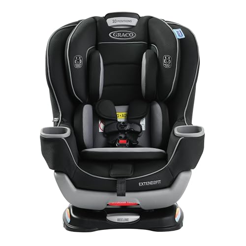 Graco Extend2Fit Convertible Car Seat, 2-in-1 Forward & Rear-Facing Baby Car Seat, 1.8-30 kg (4-65 lb), Titus
