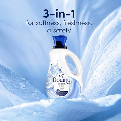 Downy Gentle Soft + Fresh Fabric Softener Liquid, Ocean Mist Scent, 83 loads, 1.66L