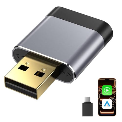 Mini Wireless CarPlay & Android Auto Dongle for Digital Media Receivers