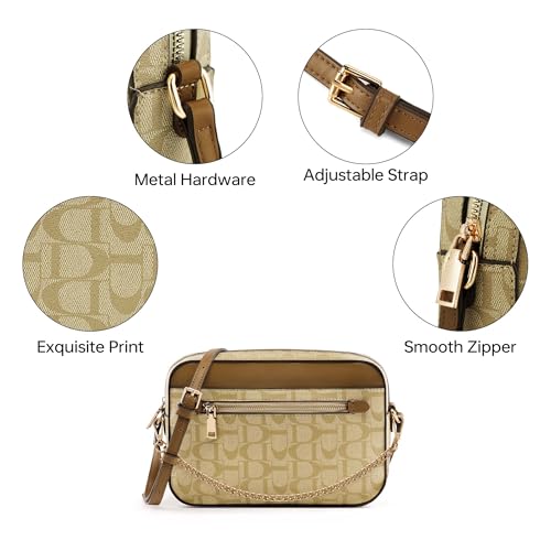 GOINSOUND Camera Purses Crossbody Shoulder Purse Designer Shoulder Handbags | 1 Front Zipper Pocket,2 Interior Slip Pockets,Multiple Pockets,Adjustable Shoulder Strap