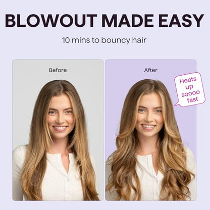 Wavytalk Thermal Brush, Blowout Boost 1.5 inch Curling Brush