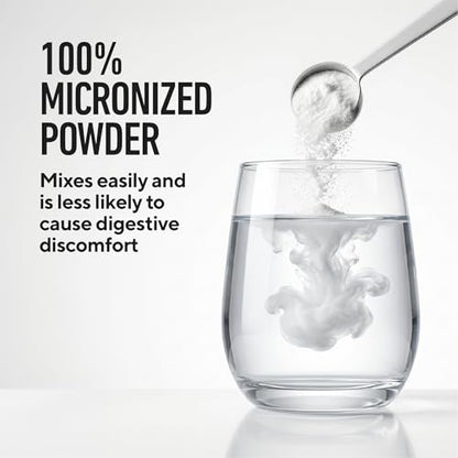 Legion Micronized Creatine Monohydrate Powder 5g, Unflavored, 60 Servings