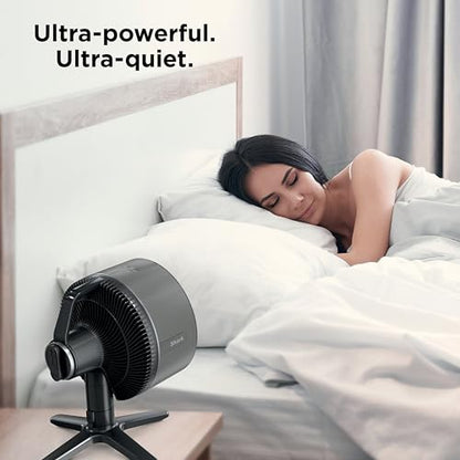 Shark FlexBreeze TableMate Tabletop Fan, Charcoal, FA151CBRN