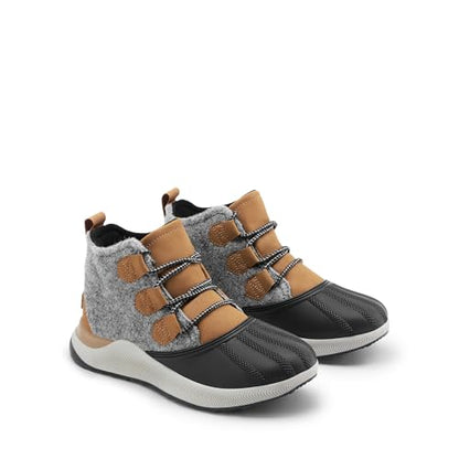DREAM PAIRS Women's Waterproof Winter Snow Boots,Brown/Black,6