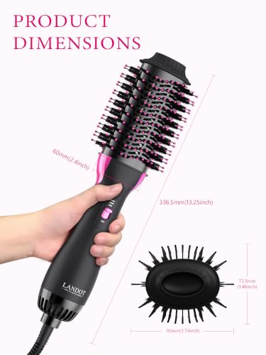 Hair Blow Dryer Brush One-Step Hot Air Styler for Smooth Frizz-Free Blowout