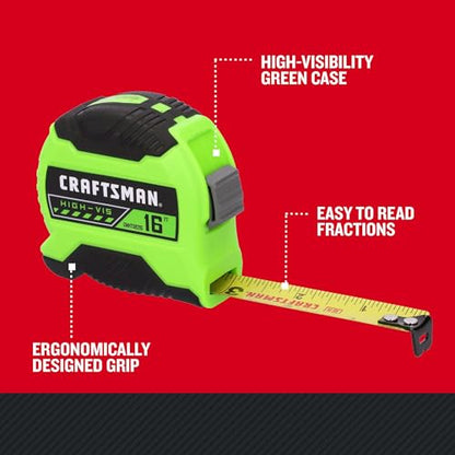 CRAFTSMAN® 16ft. Hi-Vis Tape Measure (CMHT38216S)