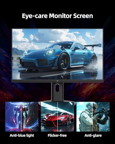 KTC 24.5 Inch 300Hz Gaming Monitor - 240Hz FHD 1080P Fast IPS PC Monitor Gaming 1ms, Adaptive Sync, HDR, Monitors Gamer with Display Port1.4x1 HDMI 2.0x2, 119% sRGB, VESA Mount, DP Cable, H25Y7