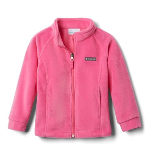 Columbia Girls Benton Springs Fleece Jacket, Pink Ice, 4T US