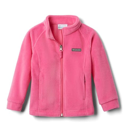 Columbia Girls Benton Springs Fleece Jacket, Pink Ice, 4T US