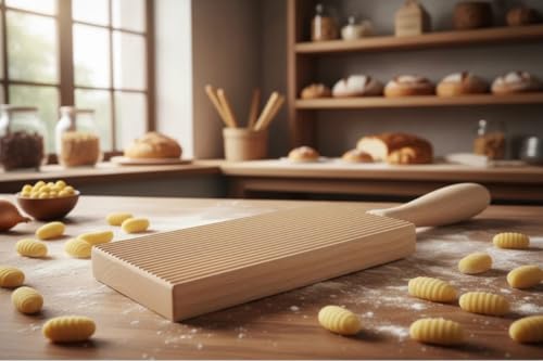 Cuisinox Gnocchi and Cavatelli Board, Wood, 20 x 7.5 x 2 cm