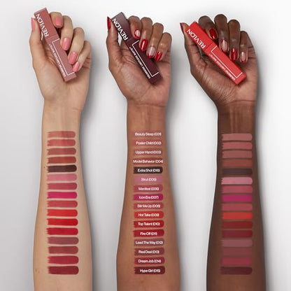 Revlon Lipstick, ColorStay Limitless Matte Liquid Lipstick, Vegan Formula, No-Budge Matte, Longwear Lipstick, Long Lasting, Lightweight/Comfortable, Waterproof, 004 Model Behavior, 0.17 fl oz/ 5ml