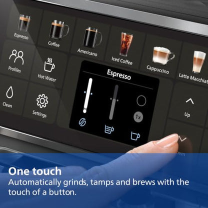 Philips 4400 Series Fully Automatic Espresso Machine, LatteGo Milk System