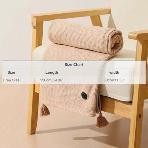 Heated Shawl Wraps for Women Zip Up USB Portable Wearable Blanket | Portable USB Heated Blanket Shawl with 3 Heat Settings & Fast Heating, Home Outdoor Office Use, Battery Pack Not Included