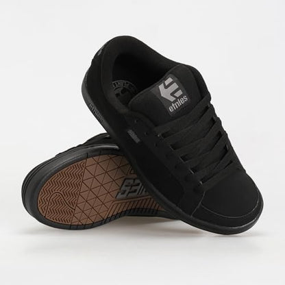 Etnies Kingpin - Classic Skate Heritage Fashion Style with on-Trend Puffy Look, Reinforced Cupsole - Black/Black - 10