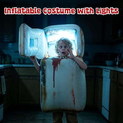 Inflatable Costume Kids, Inflatable Halloween Costumes, Light-Up Fridge