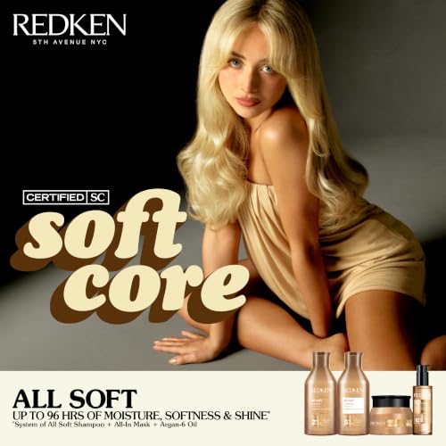 Redken All Soft Shampoo, For Dry, Brittle Hair