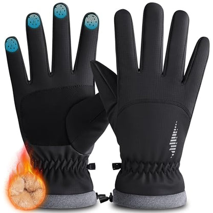 RIVMOUNT Winter Gloves Women Men Touch Screen Waterproof Warm Gloves, for Cold Weather Running, Driving, Cycling, Biking, Riding, Walking, Hiking, Outdoor Sports, Daily Work
