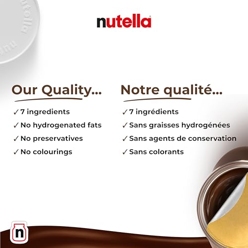 NUTELLA Hazelnut Spread with Cocoa - 1 kg Jar