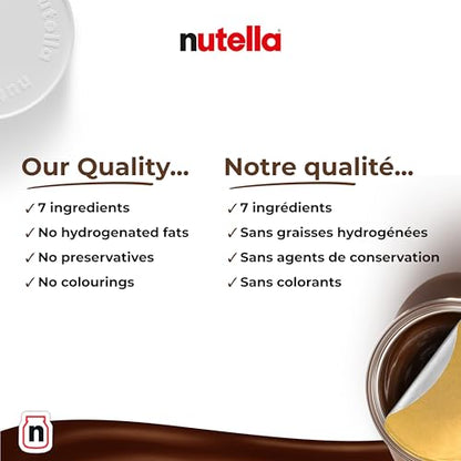 NUTELLA Hazelnut Spread with Cocoa - 1 kg Jar