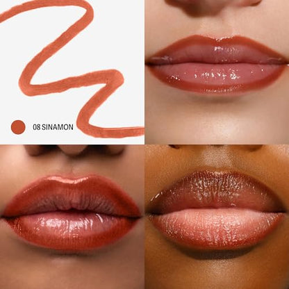 Sacheu Lip Liner STAY-N Peel Off Lip Stain, Longwear, SINamon