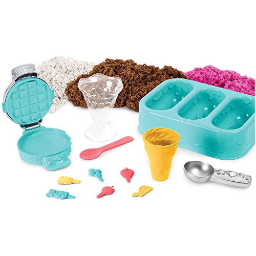 Kinetic Sand Scents Ice Cream Treats, Moldable Sand Sensory Toys, Ages 3+